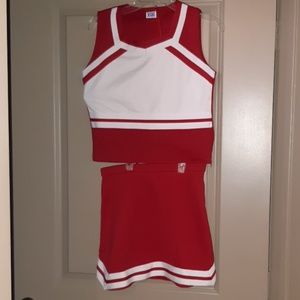 Zoe Cheer Small Red and White uniform